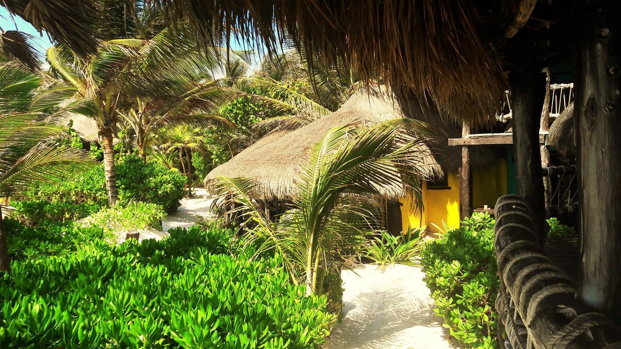 Cabanas La Luna Otel Tulum Dış mekan fotoğraf
