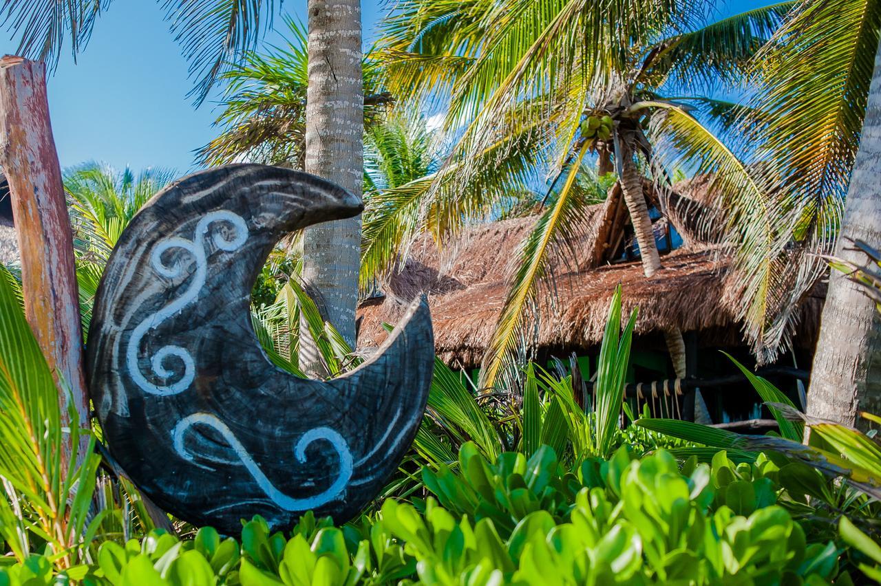 Cabanas La Luna Otel Tulum Dış mekan fotoğraf