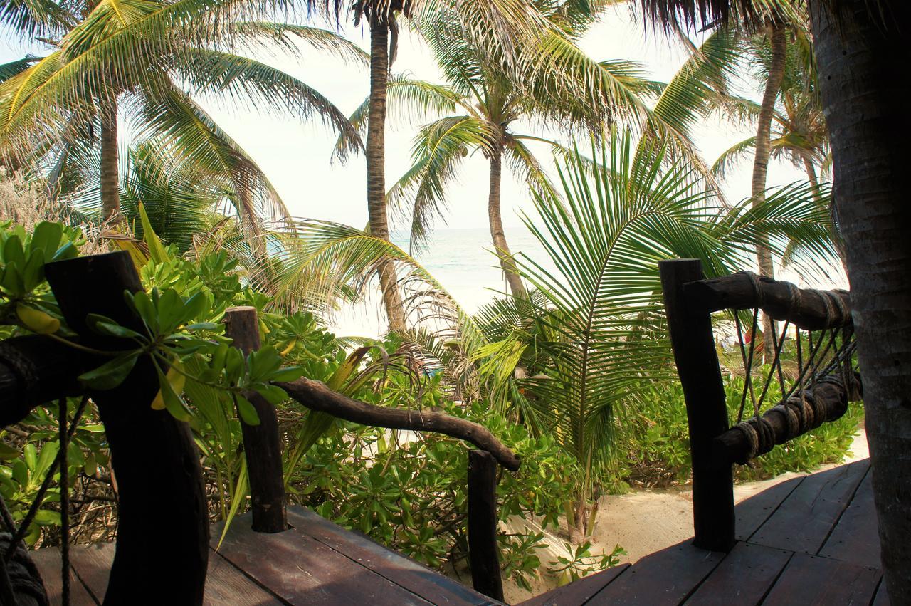 Cabanas La Luna Otel Tulum Dış mekan fotoğraf