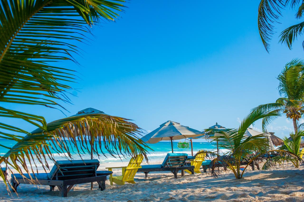 Cabanas La Luna Otel Tulum Dış mekan fotoğraf