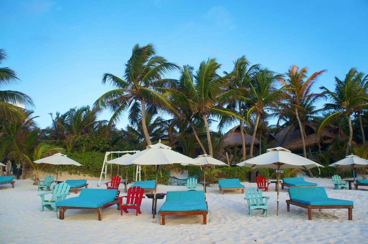 Cabanas La Luna Otel Tulum Dış mekan fotoğraf